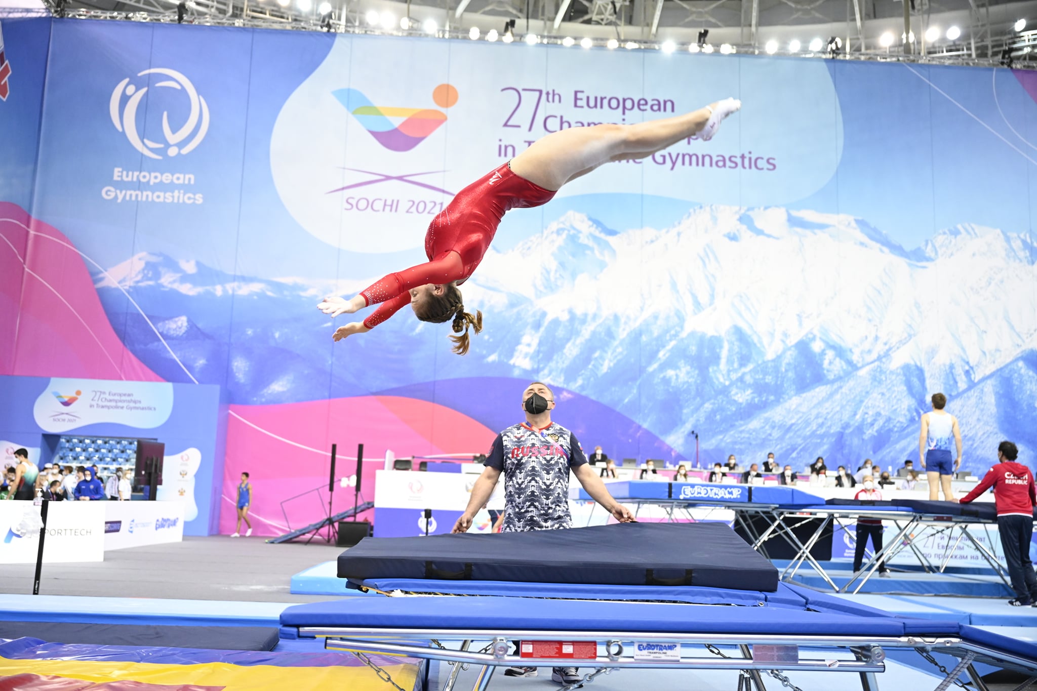 Прыжки на батуте Олимпийский вид спорта